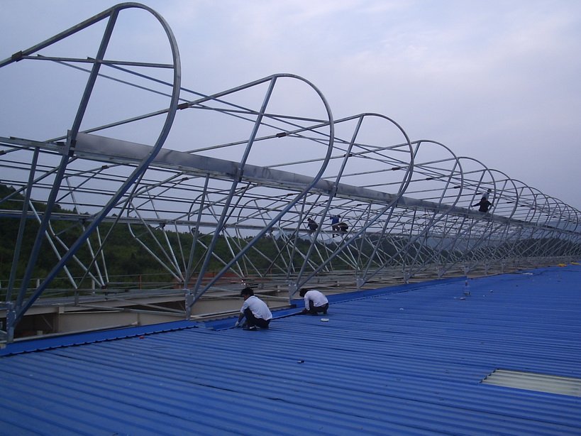 Ventilateurs Roll Ridge à haut débit en maille à chicanes